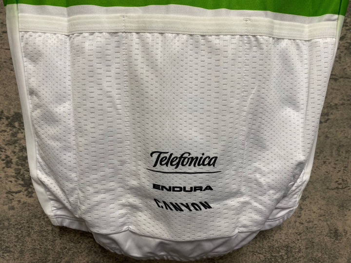 JS499 エンデュラ ENDURA 半袖 サイクルジャージ 白 S movistar