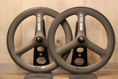 kitt design carbon tri-spoke wheel 20インチ シマノ11s クリンチャー カーボン ホイールセット バトン【名古屋店】