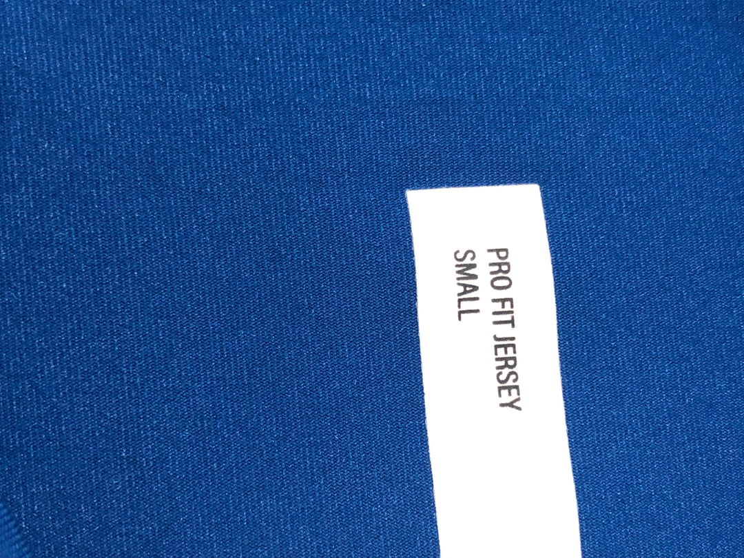 KM714 マープ MAAP PRO FIT JERSEY 長袖 サイクルジャージ 青 S ※補修のためジャンク