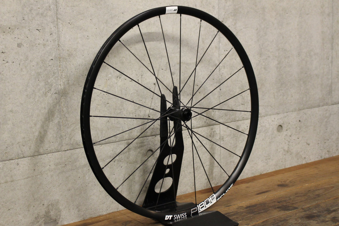 DT SWISS P1800 SPLINE 23 DB DISC アルミ チューブレスレディ ホイール  ワイドリム 18C フロントのみ 【福岡店】