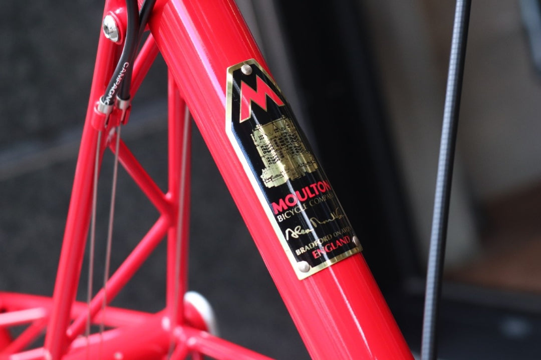 【極上車】 アレックス モールトン ALEX MOULTON  AM-SPORTIF 分割式 カンパ CENTAUR 11S 手組カーボンホイール クロモリ ミニべロ 20インチ 【東京南麻布店】