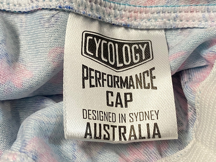 KG244 サイコロジー CYCLOGY PERFOMANCE CAP サイクルキャップ 水 総柄