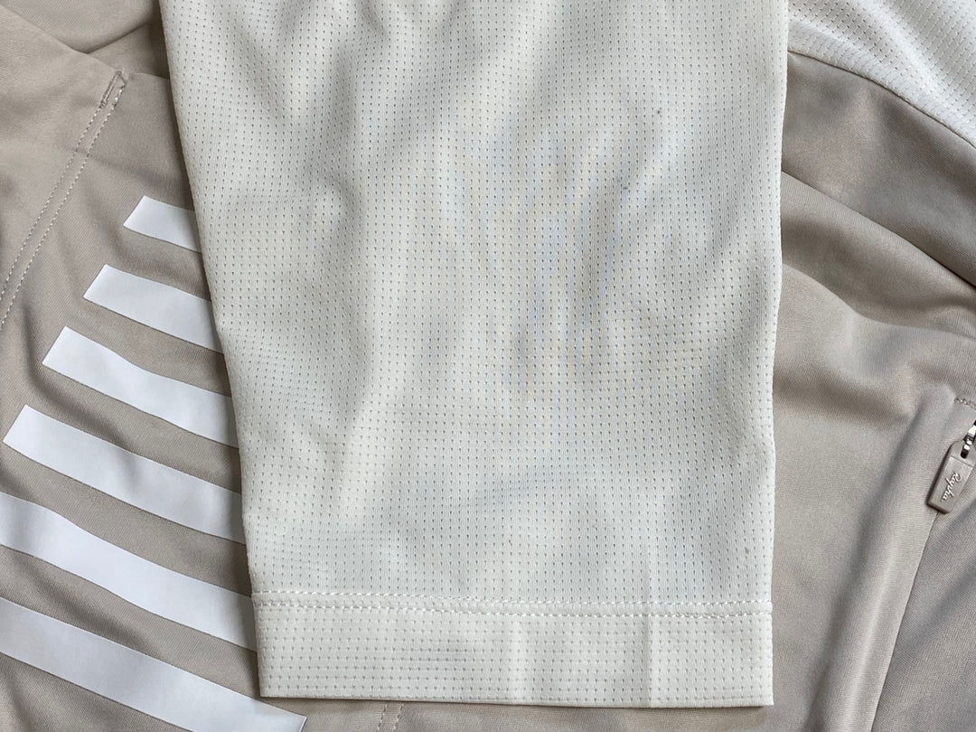 KM416 ラファ Rapha MENS PRO TEAM JERSEY 半袖 サイクルジャージ 白 ベージュ S