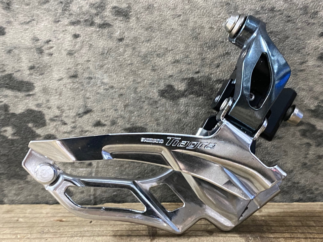JP015 シマノ SHIMANO ティアグラ Tiagra FD-4703 フロントディレイラー 直付 3S ※座金欠品