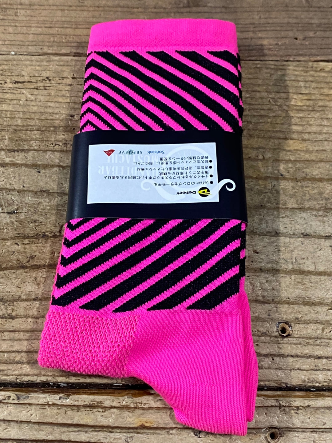 KM194 DEFEET ソックス ピンク S