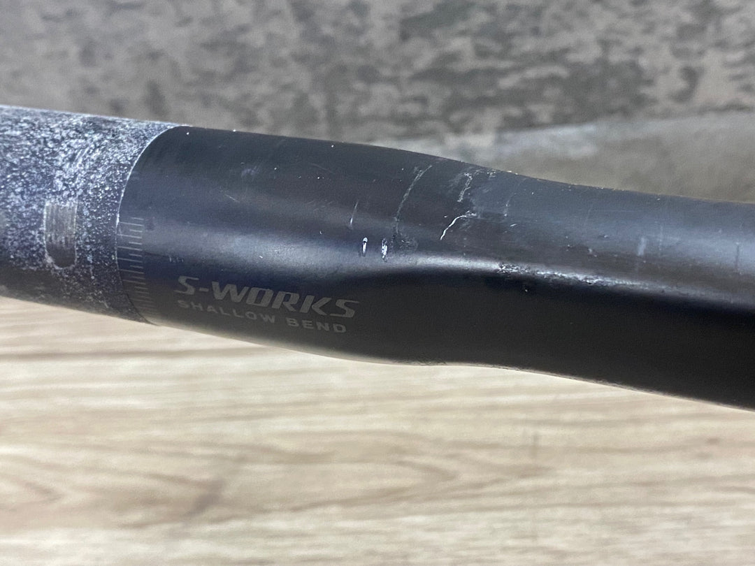 KI279 スペシャライズド SPECIALIZED S-WORKS SHALLOW BEND カーボン ドロップハンドル エンドC-C400mm Φ31.8