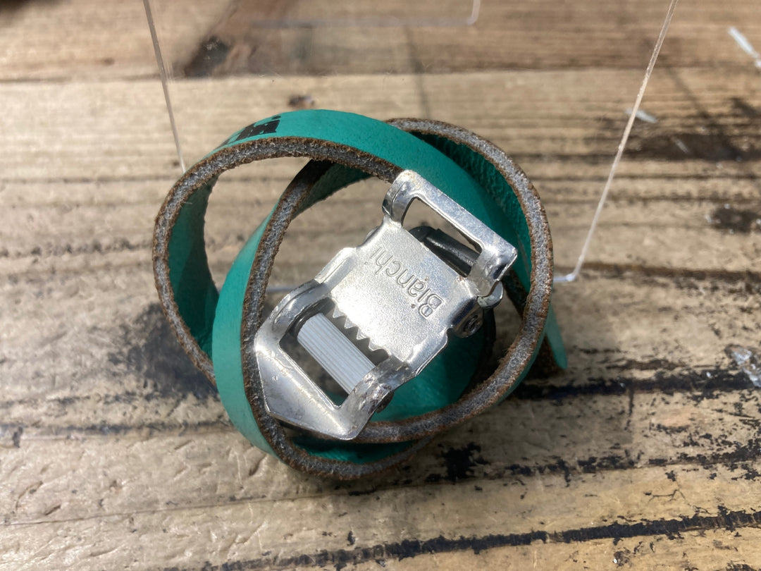 KM909 ビアンキ Bianchi ペダルストラップ チェレステ