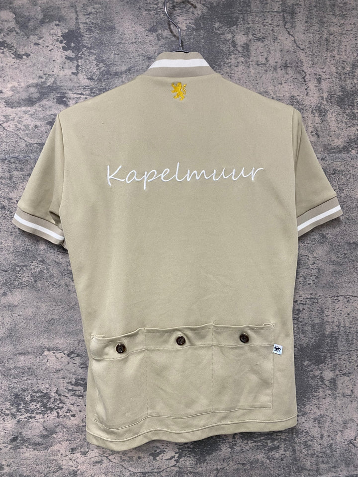 JH174 カペルミュール KAPELMUUR 半袖 サイクルジャージ ハーフジップ ベージュ XS