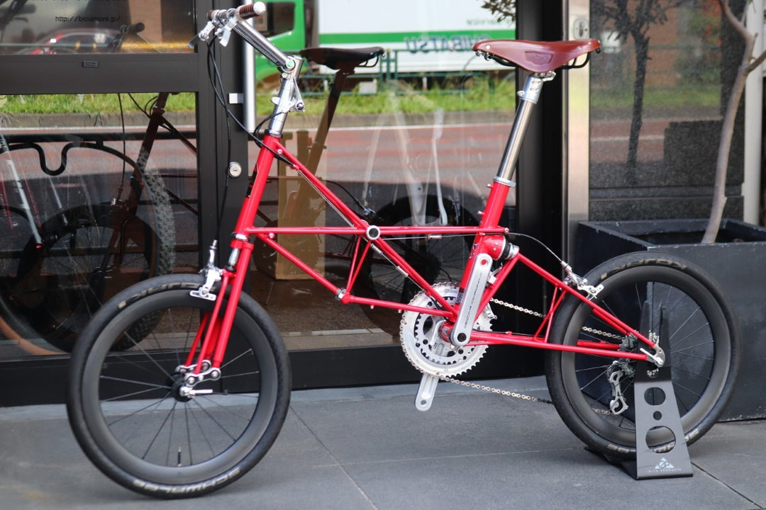 【極上車】 アレックス モールトン ALEX MOULTON  AM-SPORTIF 分割式 カンパ CENTAUR 11S 手組カーボンホイール クロモリ ミニべロ 20インチ 【東京南麻布店】