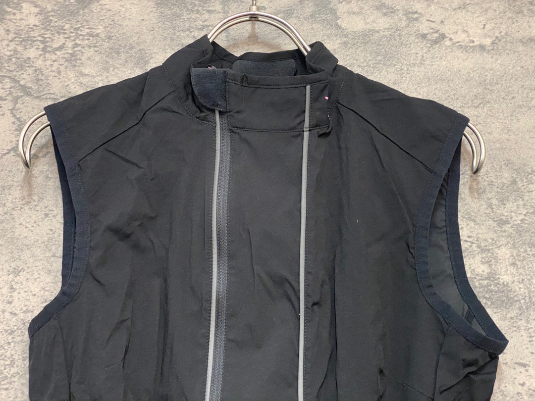 JY113 ラファ Rapha サイクルベスト ジレ 黒 レディース S