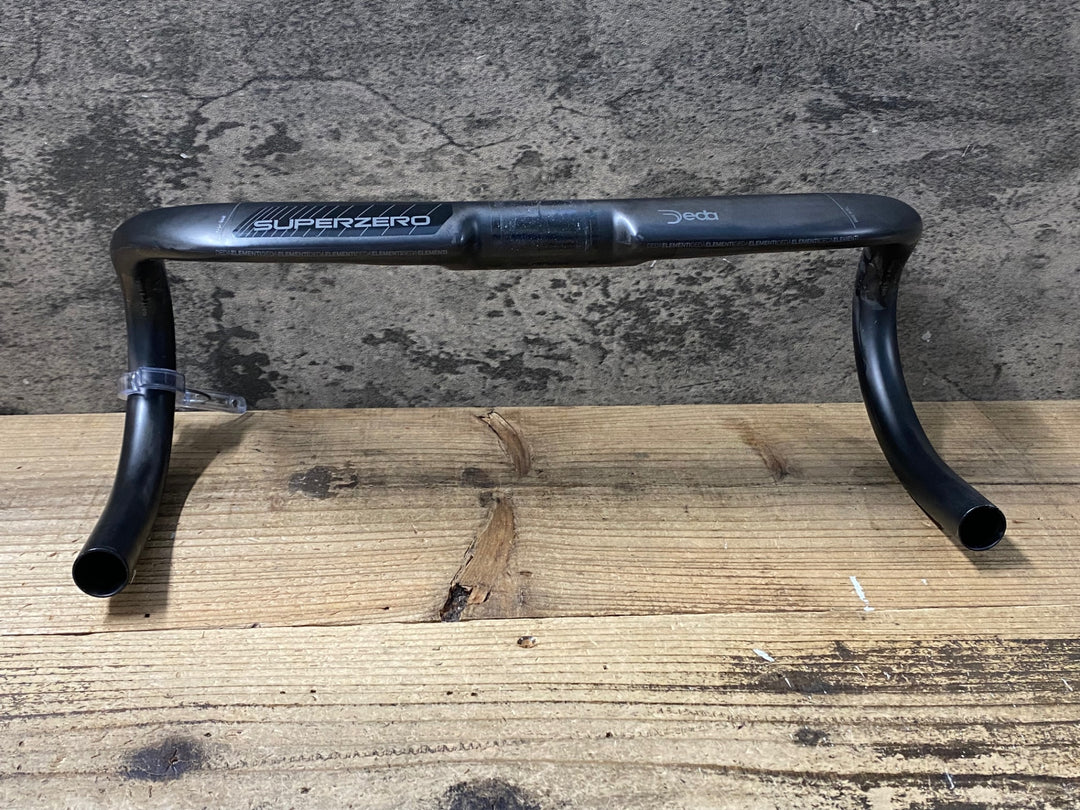 KL273 デダ DEDA SUPER ZERO カーボン ドロップハンドル エンド外-外420mm Φ31.7