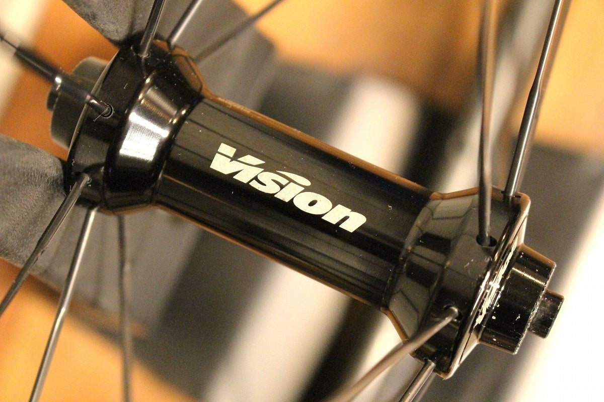 ヴィジョン VISION トライマックス TRIMAX CARBON 40 LTD カーボン クリンチャー ホイールセット シマノ 12/11S  【福岡店】