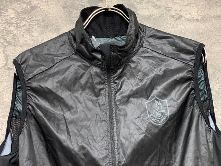 KG354 カンパニョーロ CAMPAGNOLO サイクルベスト ジレ 黒 S
