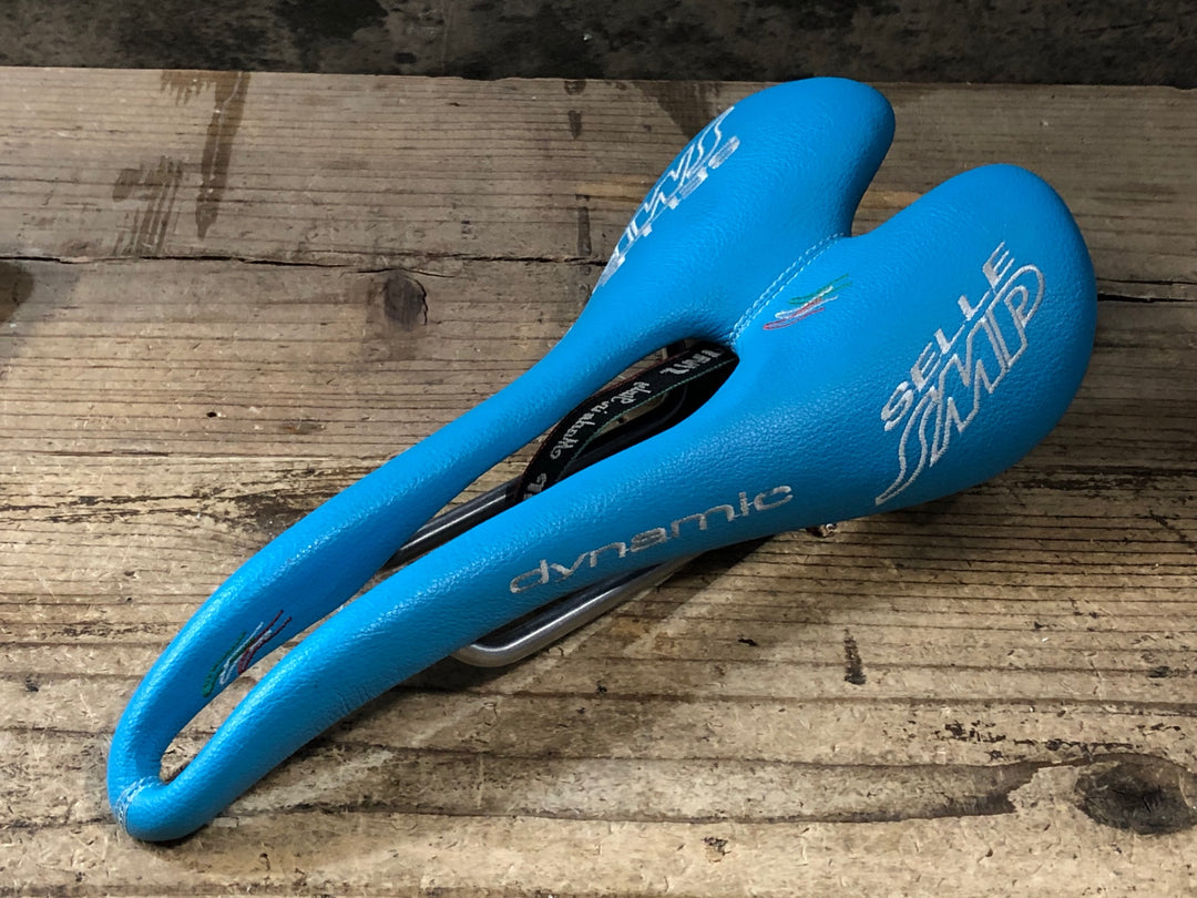 JZ346 SELLE SMP ダイナミック Dynamic サドル inox tubeレール 水色