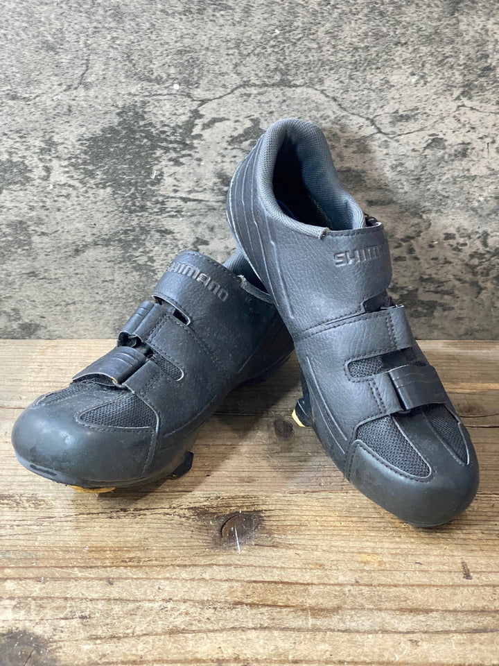JX957 シマノ SHIMANO RP3 SH-RP300 ビンディングシューズ EU42 黒 3穴/2穴