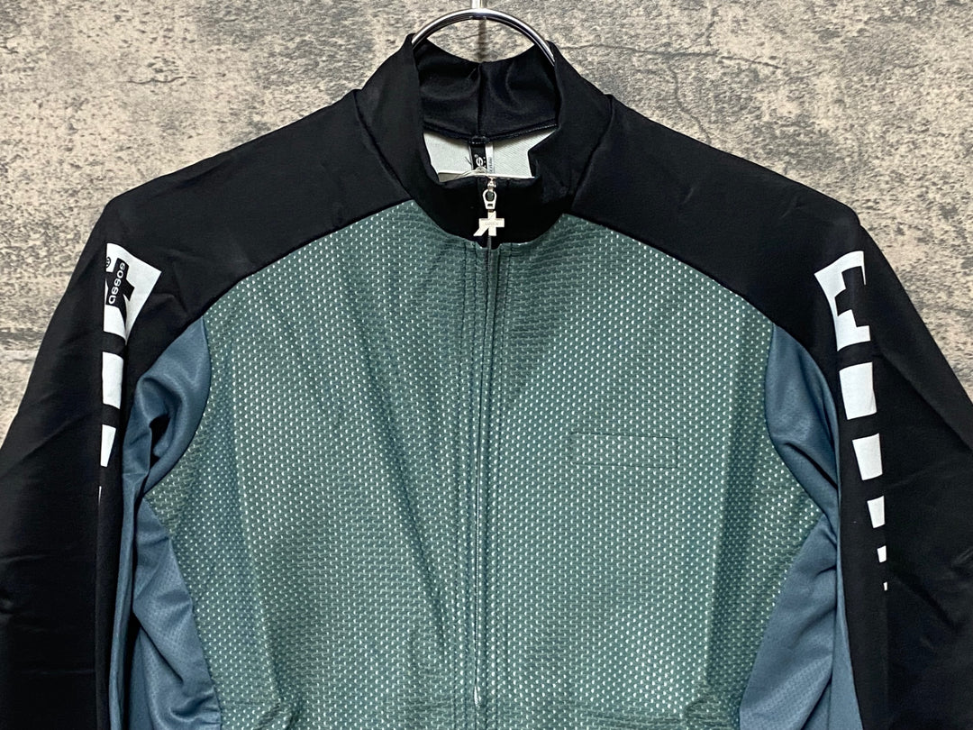 JQ157 アソス assos INTERMEDIATE 長袖サイクルジャケット 緑 M 裏起毛