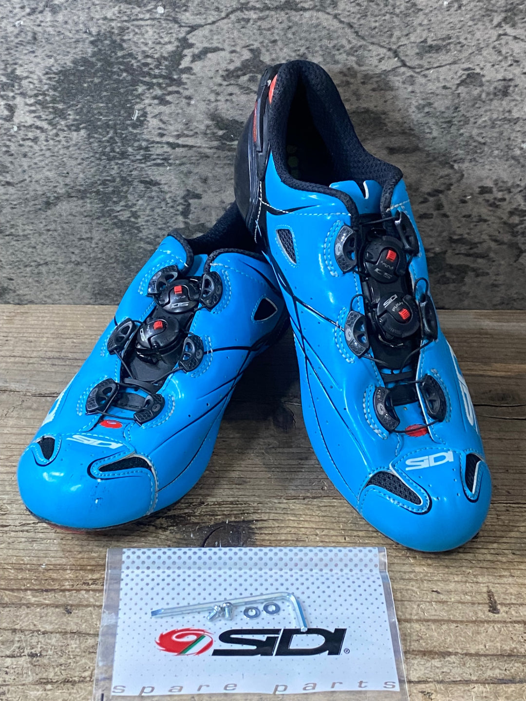 JZ644 シディ SIDI SHOT ビンディングシューズ 青 EU41 1/2 SPD-SL