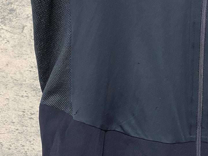 KB214 カステリ CASTELLI 半袖 サイクルジャージ 黒 XL ※ほつれ