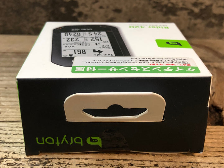 JR406 ブライトン bryton Rider 420 C サイクルコンピューター ケイデンスセンサー付属
