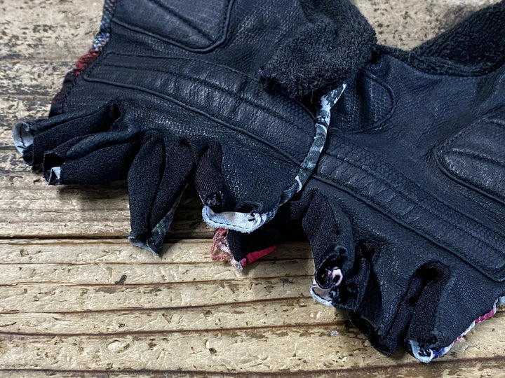 JR219 パンダーニ pandani 指切りグローブ 黒 S 擦れあり