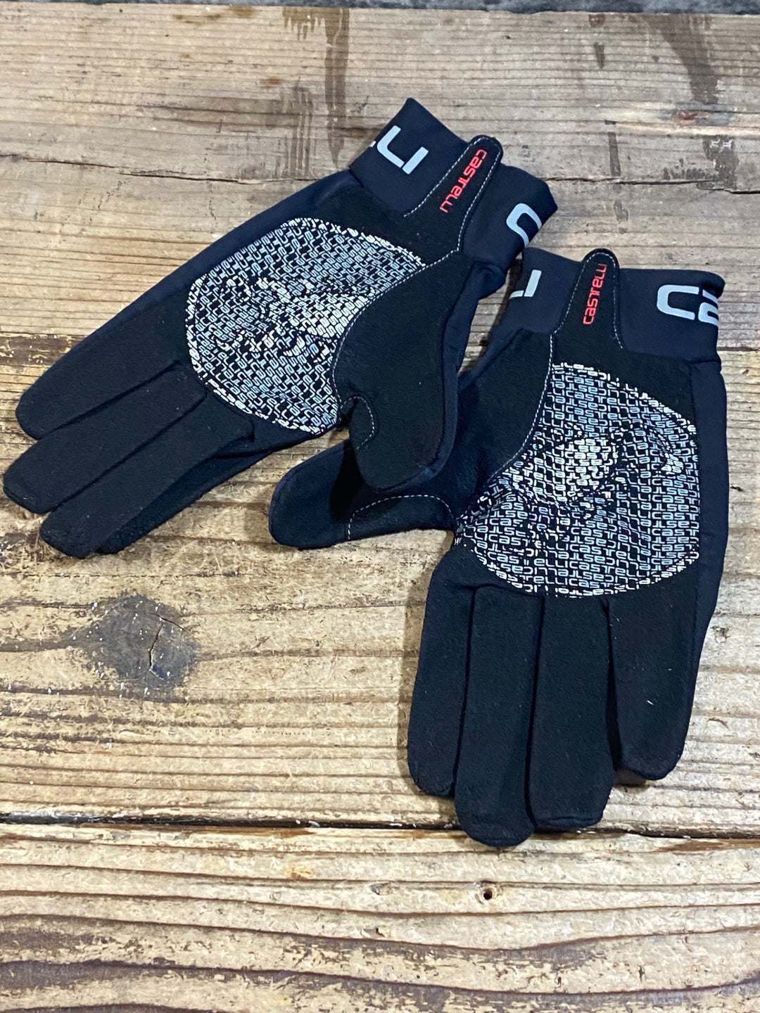 KB229 カステリ CASTELLI 長指 グローブ 黒 L