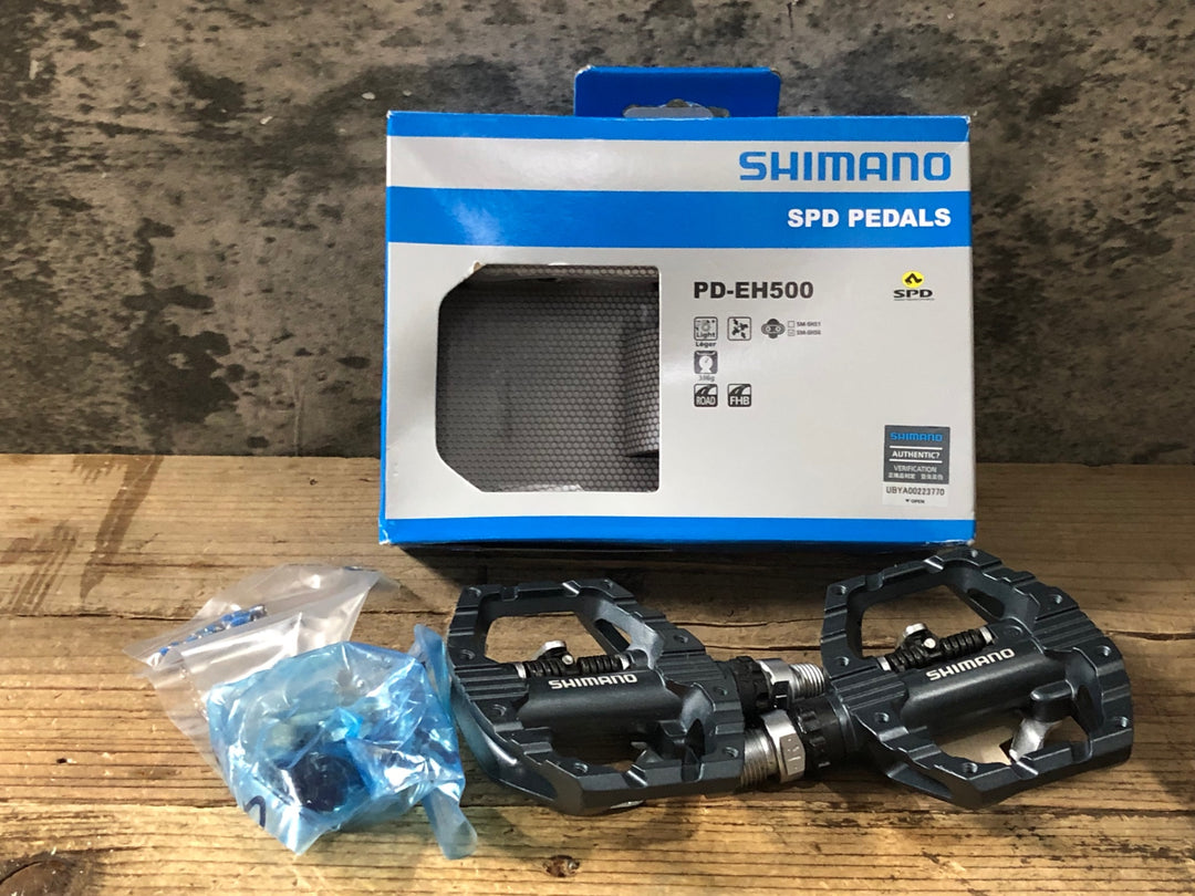 KE584 シマノ SHIMANO PD-EH500 ビンディングペダル SPD 片面フラット