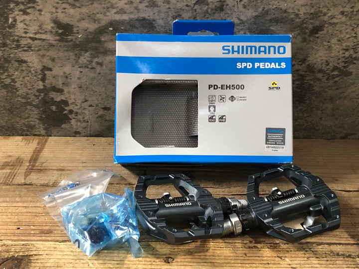 KE584 シマノ SHIMANO PD-EH500 ビンディングペダル SPD 片面フラット