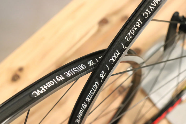 マヴィック MAVIC アクシウム AKSIUM アルミ クリンチャー ホイールセット シマノ11S/12S ナローリム 15C 【仙台店】