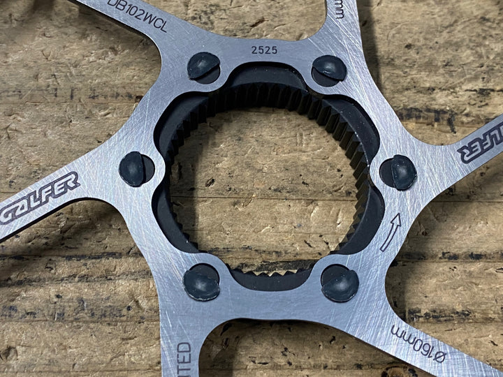 KR218 ガルファー GALFER DISC WAVE BRAKE ROTOR ディスクブレーキローター センターロック 160/140mm 2枚セット 未使用