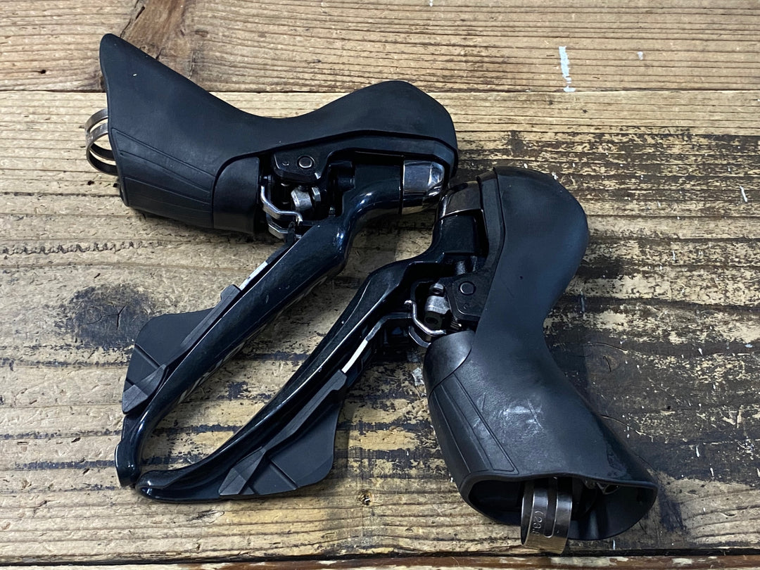 KE841 シマノ SHIMANO アルテグラ ULTEGRA ST-R8020 STIレバー 2×11S 左右セット ※レバークランプ部ひび割れ
