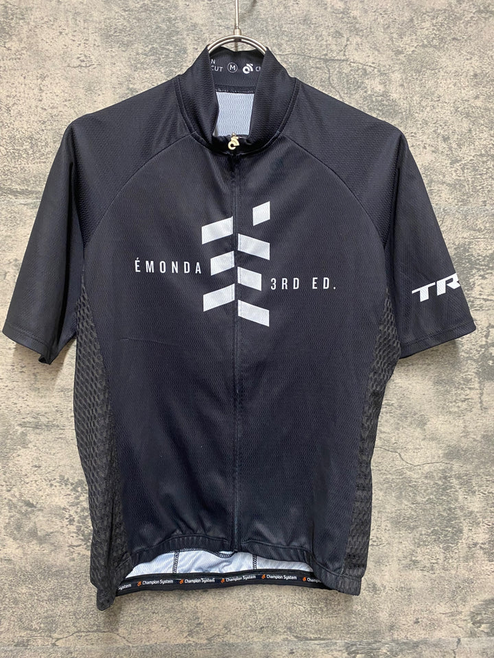 JR244 チャンピオンシステム Champion System 半袖 サイクルジャージ 黒 M TREK Emonda
