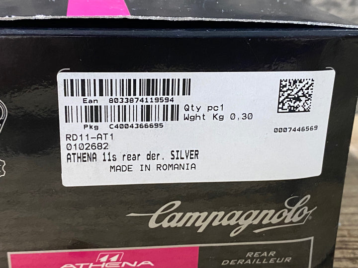 JS213 カンパニョーロ CAMPAGNOLO ATHENA RD11-AT1 ATHENA 11S REAR SILVER リアディレイラー