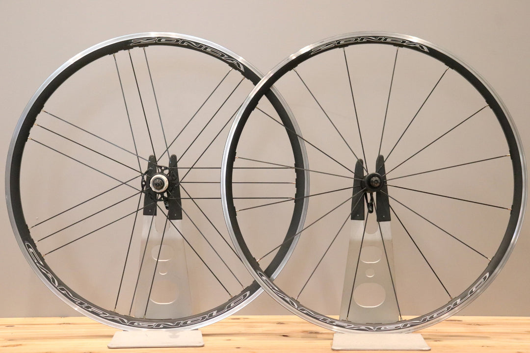 カンパニョーロ CAMPAGNOLO ゾンダ ZONDA C17 アルミ クリンチャー ホイールセット シマノ11S/12S 17C 【仙台店】