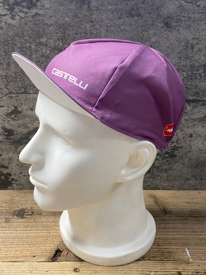 KP118 カステリ CASTELLI サイクルキャップ 紫 ワンサイズ