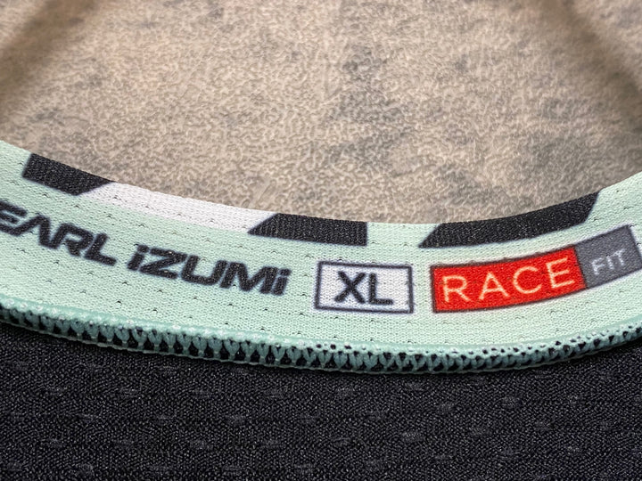 KL017 パールイズミ PEARL iZUMi RACE FIT 半袖 サイクルジャージ エアロスリーブ 黒 XL