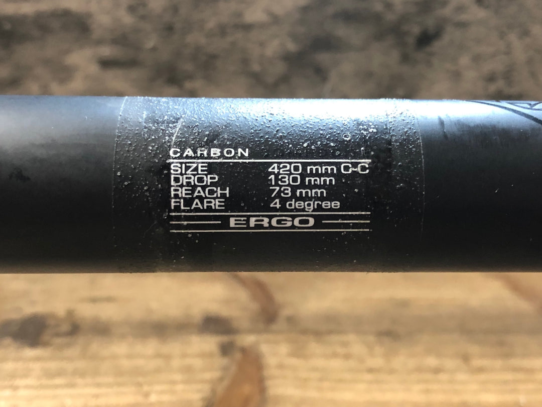 KK675 シマノ SHIMANO PRO PLT CARBON COMPOSITE ドロップハンドル ブラケット部C-C420mm Φ31.8
