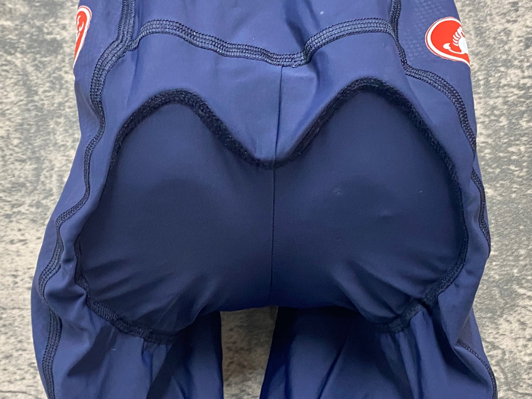 JY237 カステリ CASTELLI ビブショーツ 紺 S