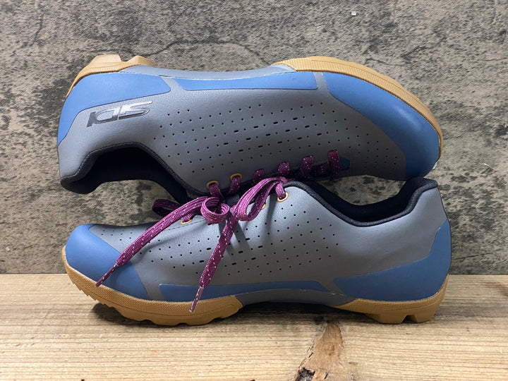 KQ679 シディ SIDI ASPER LACES ビンディングシューズ ネイビー グレー EU42