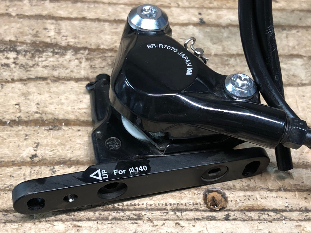 JH584 シマノ SHIMANO 105 BR-R7070 ディスクブレーキキャリパー 前後セット