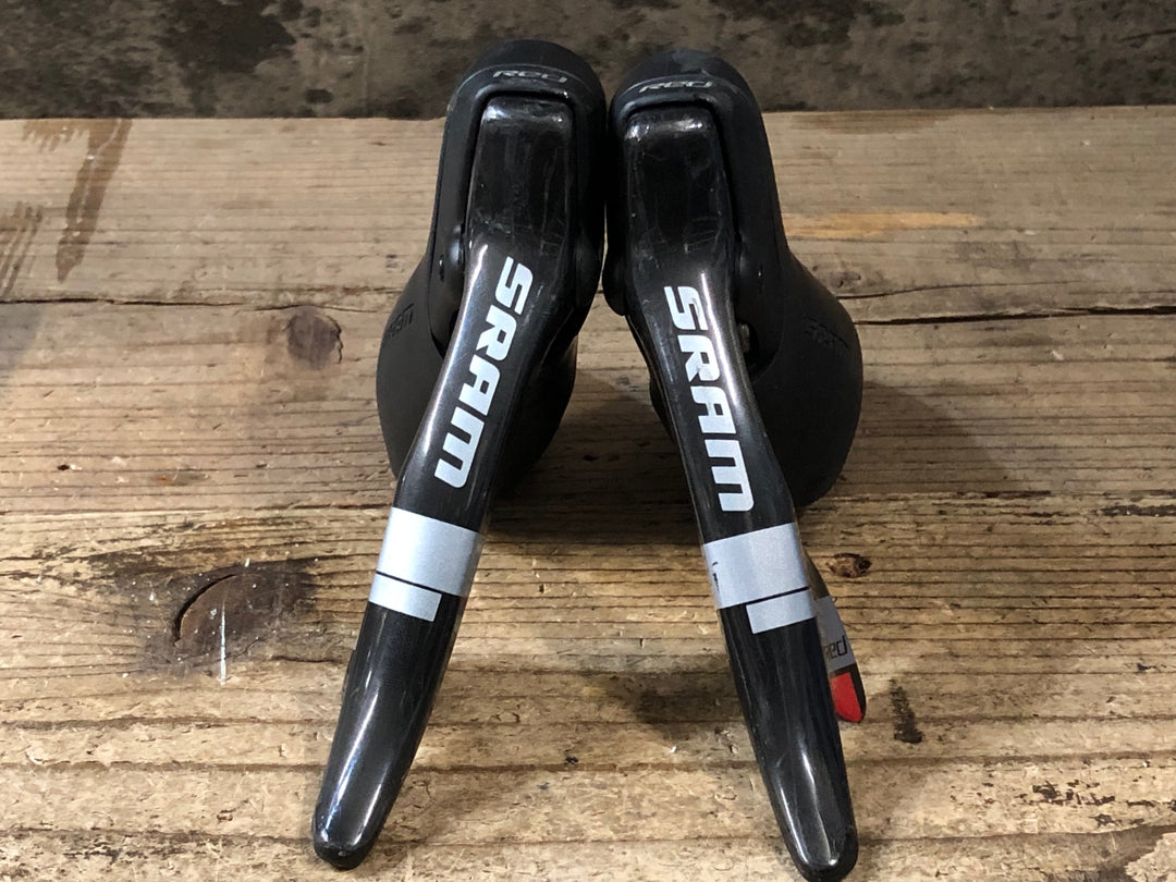 JY086 スラム SRAM レッド RED ダブルタップレバー セット 2x10S