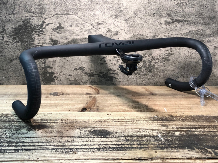 JJ797 ロヴァール ROVAL ALPINIST SL COCKPIT カーボン ドロップハンドル ブラケットC-C420mm ステム100mm 専用マウント付