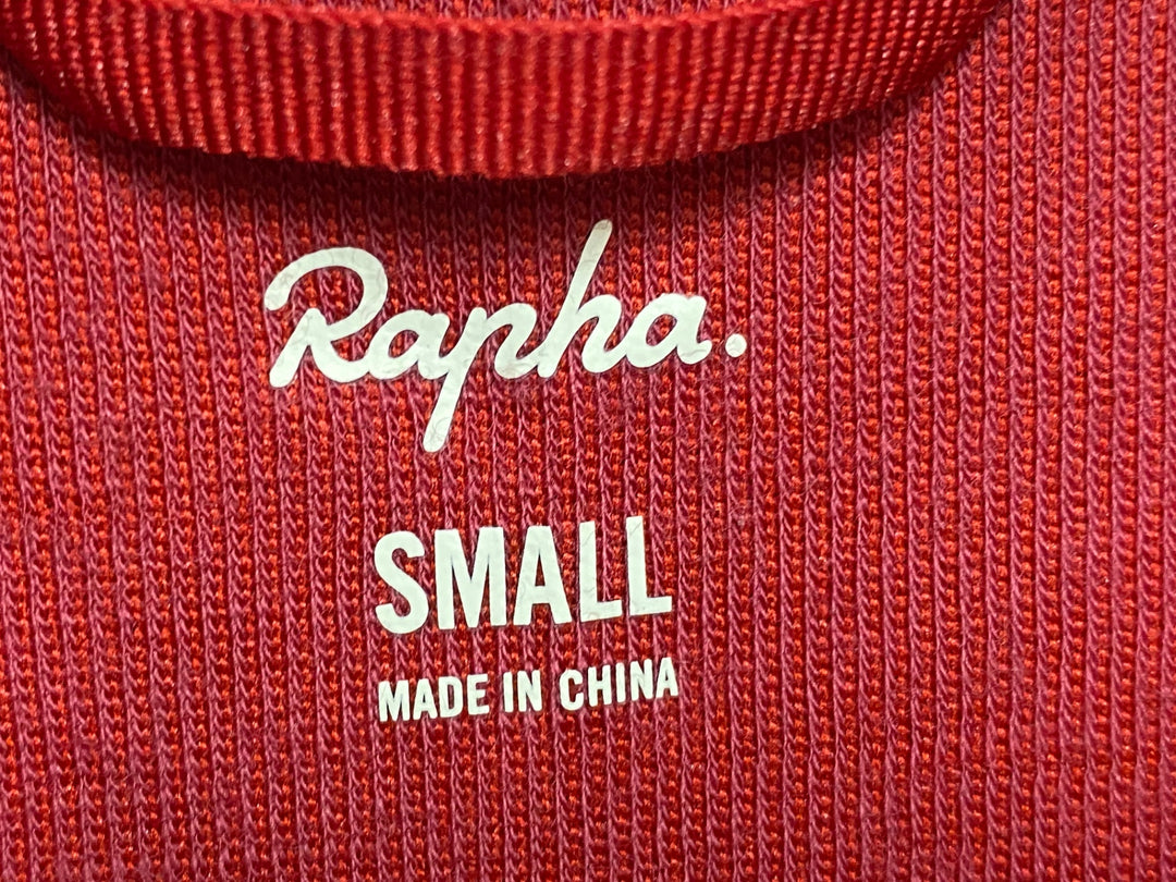 JX116 ラファ Rapha CLASSIC COUNTRY JERSEY DENMARK 半袖 サイクルジャージ 赤 S