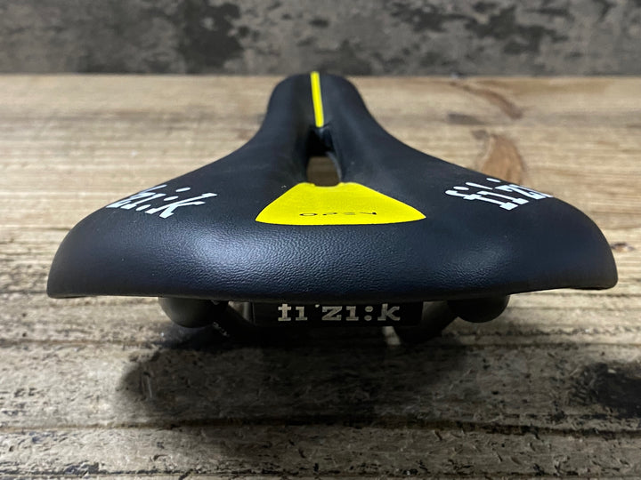 JS942 フィジーク fizik アンタレス ALIANTE R3 OPEN Kiumレール サドル 黒 黄 140mm kiumレール