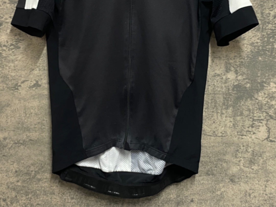 JV138 アソス ASSOS 半袖 サイクルジャージ 白 黒 M相当