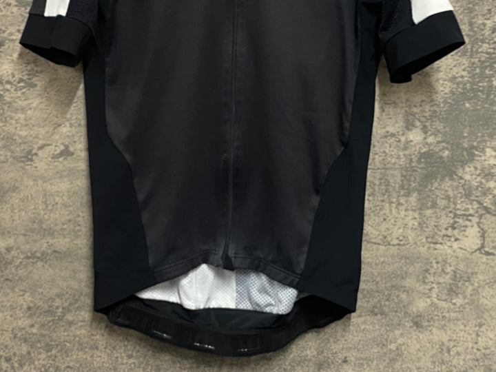 JV138 アソス ASSOS 半袖 サイクルジャージ 白 黒 M相当