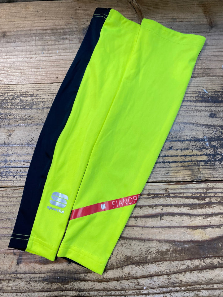 KJ863 スポーツフル sportful 裏起毛 アームウォーマー 黄 L