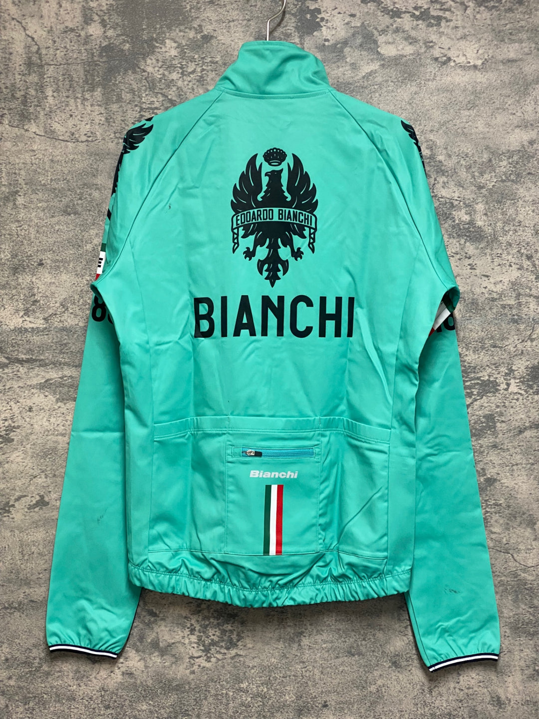 JS438 ビアンキ BIANCHI 長袖 サイクルジャケット チェレステ M