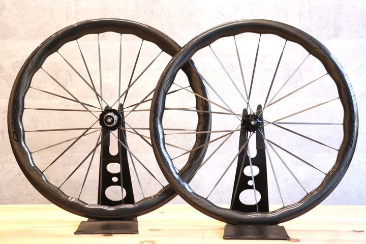 【訳あり】 エリートホイールズ ELITEWHEELS ドライブ ヘリックス DRIVE HELIX 46D CS カーボン チューブレスレディ ホイールセット シマノ11S/12S 【さいたま浦和店】