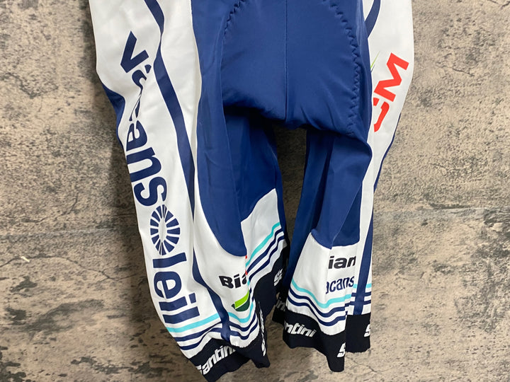 KB715 サンティーニ Santini ビブショーツ 青 白 L vacansoleil