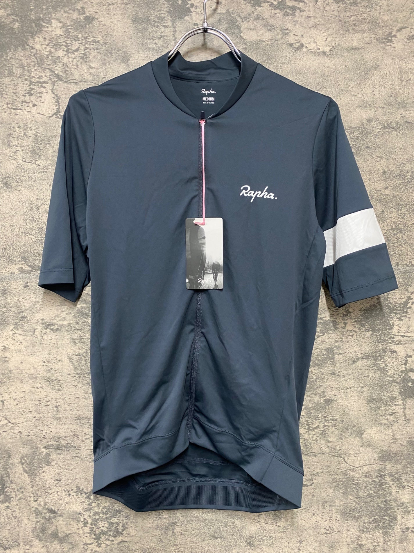 KC154 ラファ Rapha CORE JERSEY 半袖 サイクルジャージ グレー M